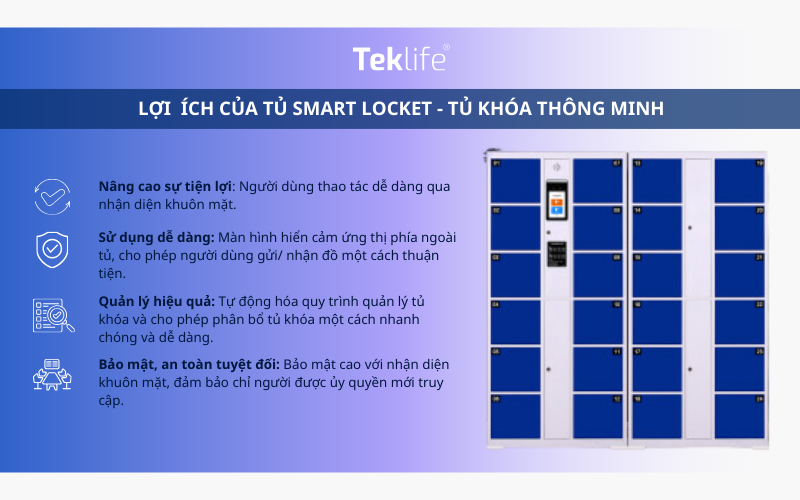 lợi ích của Smart locker