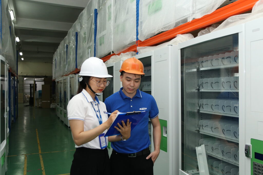 Hoạt động kiểm tra tại nhà máy Teklife 