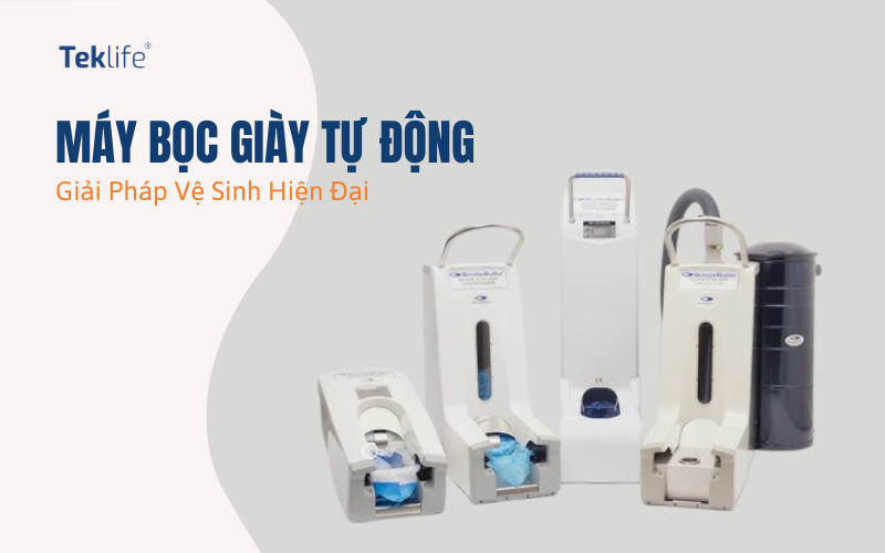Sản phẩm máy bọc giày tự động của Teklife