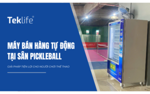Máy bán hàng tự động tại sân Pickleball