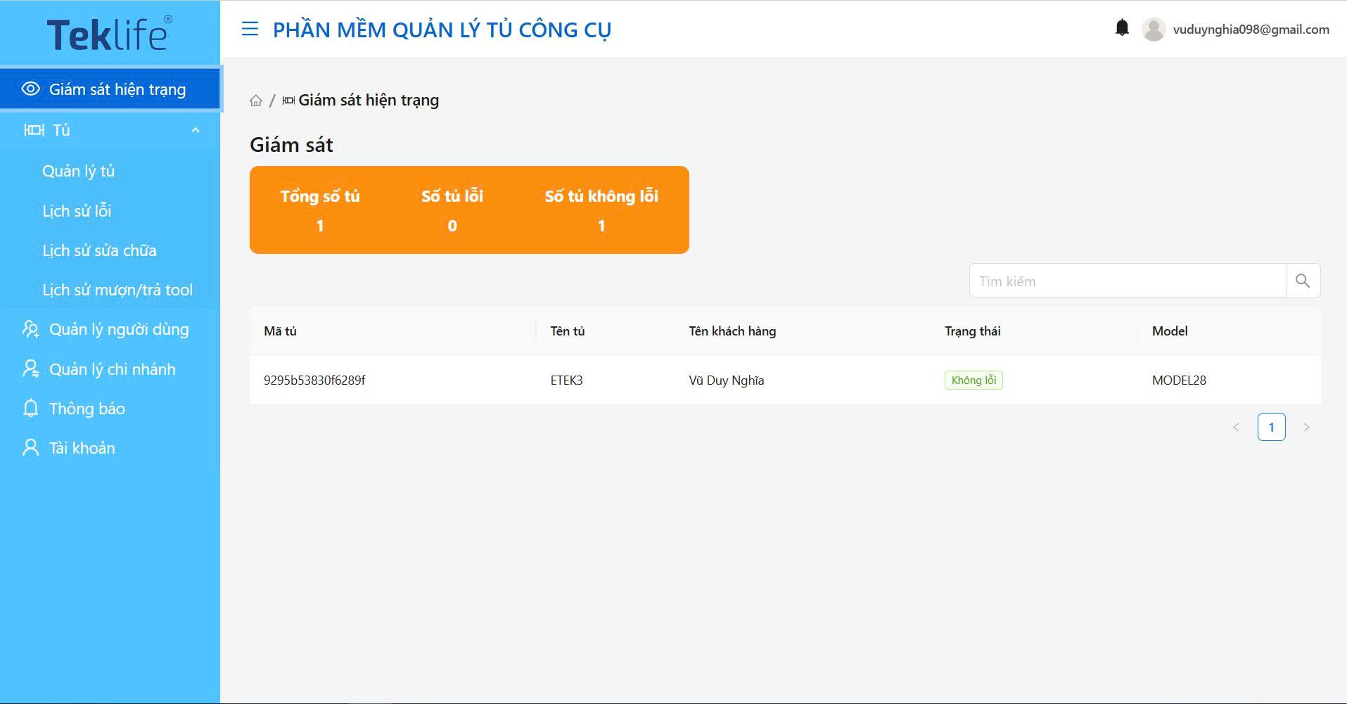 tủ dụng cụ thông minh