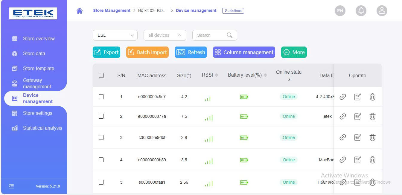 nhãn giá điện tử