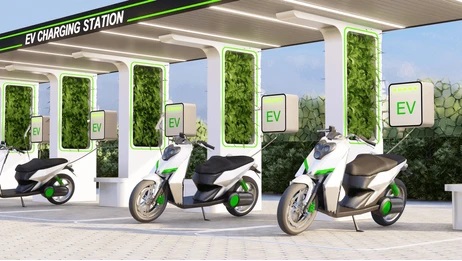 trạm sạc xe máy điện