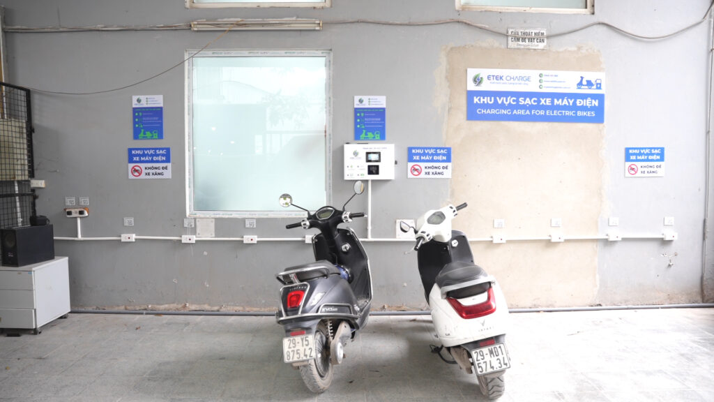 trạm sạc xe máy điện