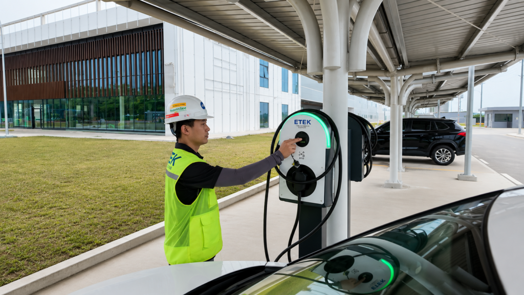 trạm sạc pin ô tô điện