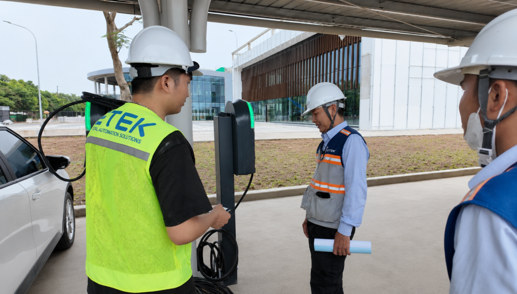 trạm sạc pin ô tô điện