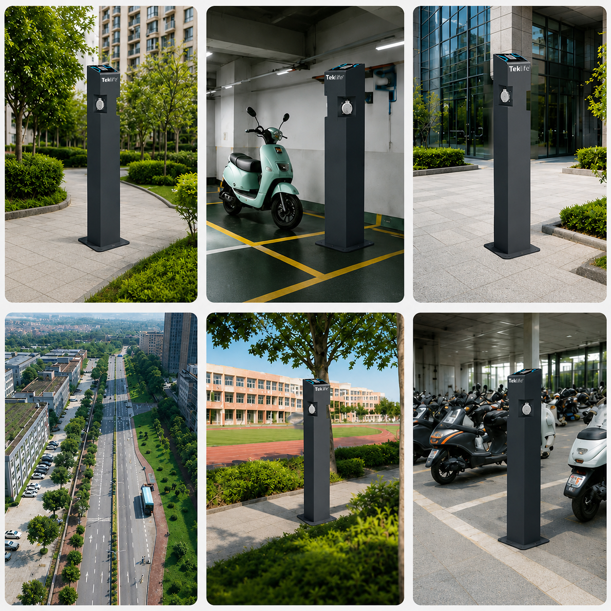 trụ sạc xe máy điện