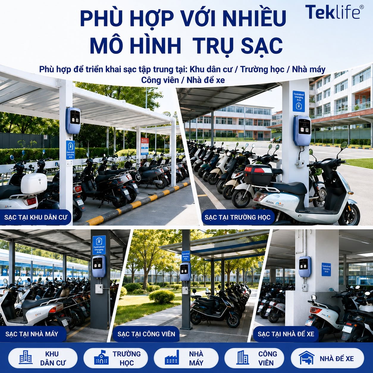 phù hợp nhiều mô hình